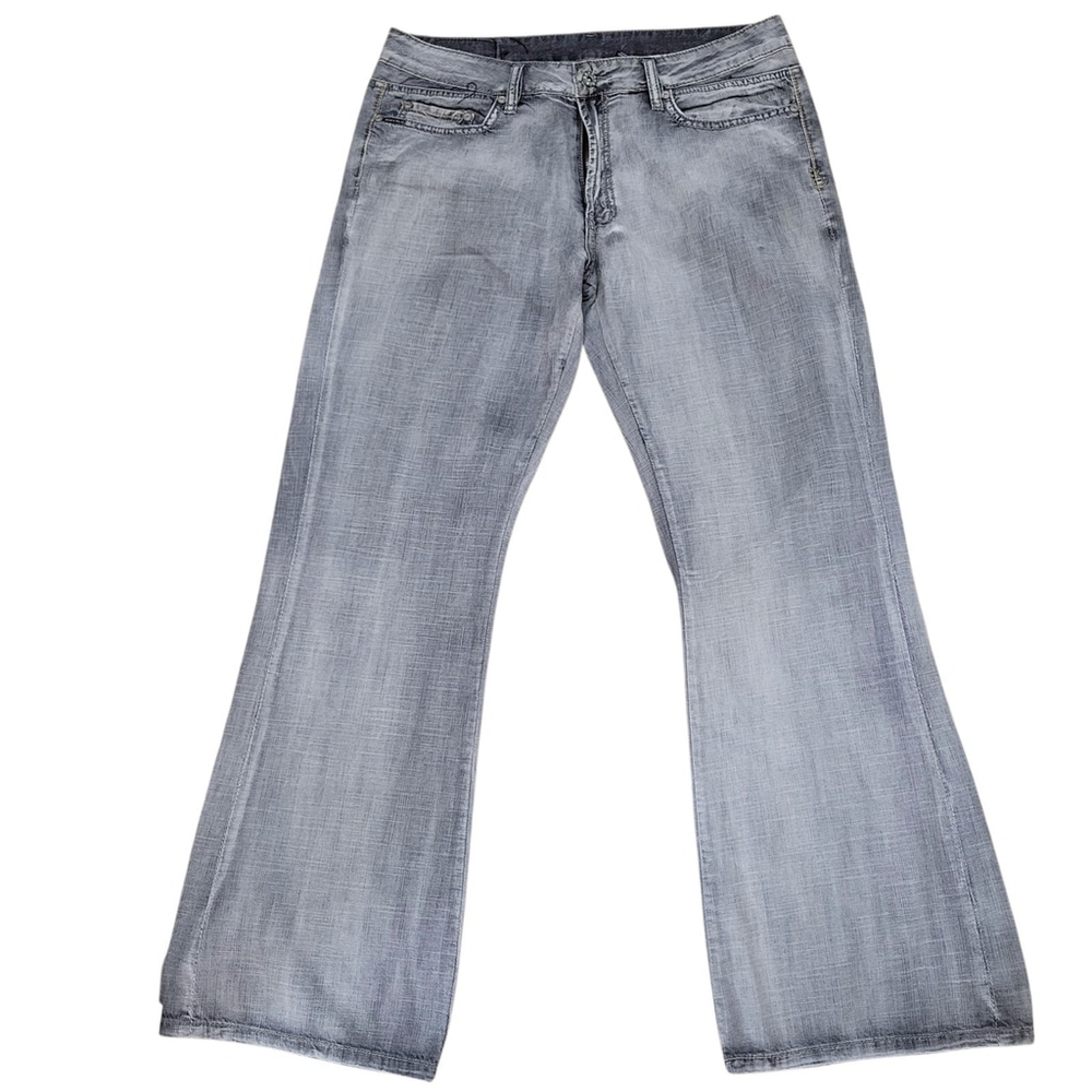 Buffalo David Bitton GAME Men's Gray Straight 100% Cotton Jeans Size 33/30